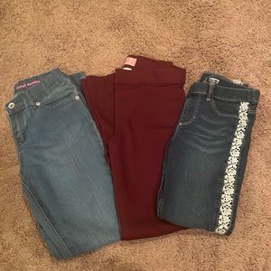 Girls 10/12 Skinny Jean Bundle